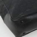 GUCCI GG Canvas Bamboo Tote Bag Black 112530 Auth am8242-9