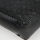 GUCCI GG Canvas Bamboo Tote Bag Black 112530 Auth am8242-15
