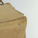 Chloe Paddington Tote Bag Leather Beige Auth am8249-16