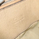 Chloe Paddington Tote Bag Leather Beige Auth am8249-18