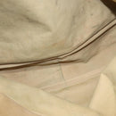 Chloe Paddington Tote Bag Leather Beige Auth am8249-10