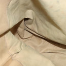 Chloe Paddington Tote Bag Leather Beige Auth am8249-20