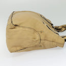 Chloe Paddington Tote Bag Leather Beige Auth am8249-4