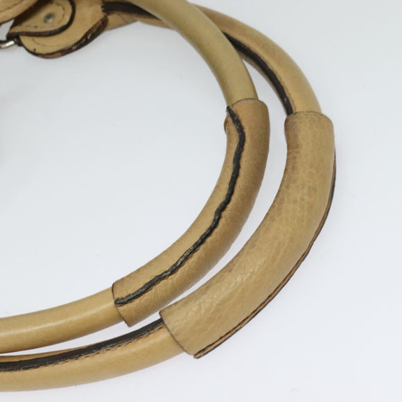 Chloe Paddington Tote Bag Leather Beige Auth am8249