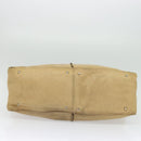 Chloe Paddington Tote Bag Leather Beige Auth am8249-5