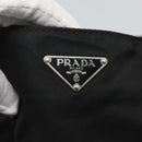 PRADA Tragetasche Nylon Schwarz Silber Auth am8250-18