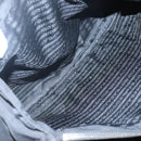 PRADA Tote Bag Nylon Black Silver Auth am8250-25