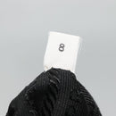 PRADA Tote Bag Nylon Black Silver Auth am8250-12