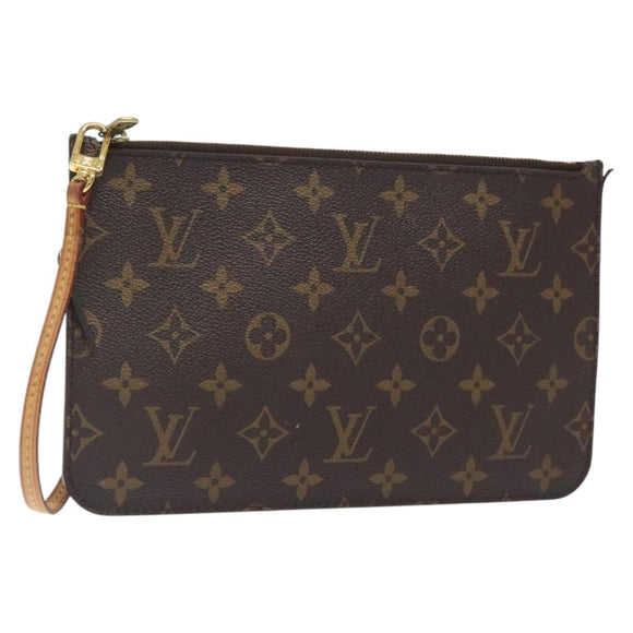 LOUIS VUITTON Monogram Neverfull MM Pouch Accessory Pouch LV Auth am8254
