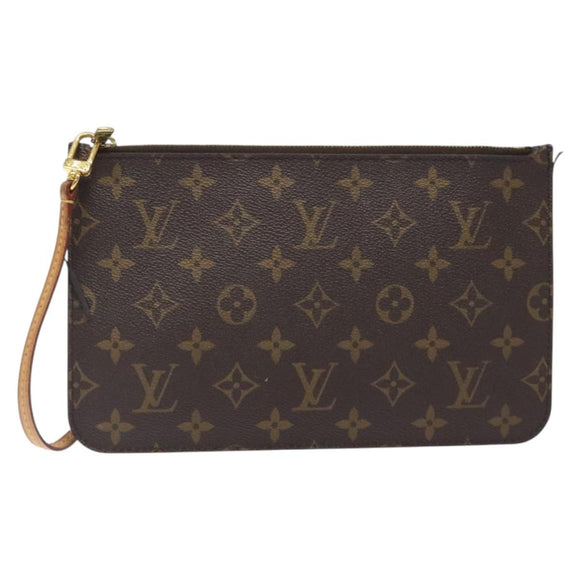 LOUIS VUITTON Monogram Neverfull MM Pouch Accessory Pouch LV Auth am8254