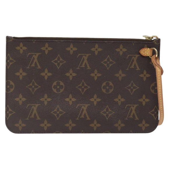 LOUIS VUITTON Monogram Neverfull MM Pouch Accessory Pouch LV Auth am8254