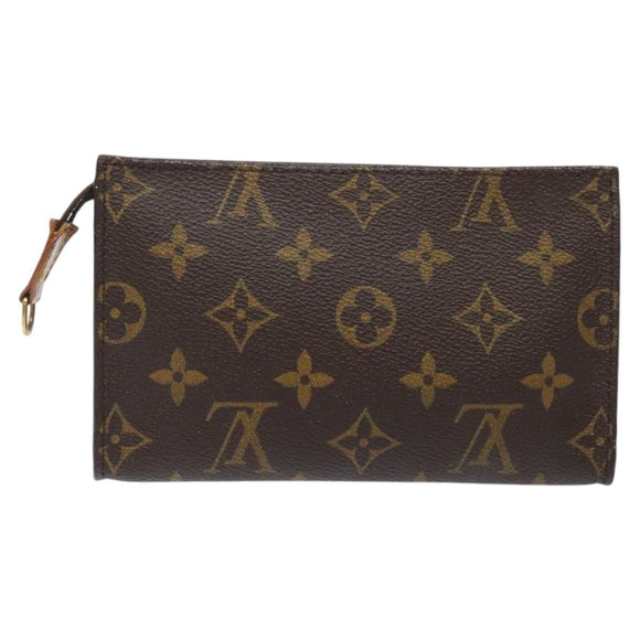 LOUIS VUITTON Monogram Bucket PM Accessory Pouch LV Auth am8256