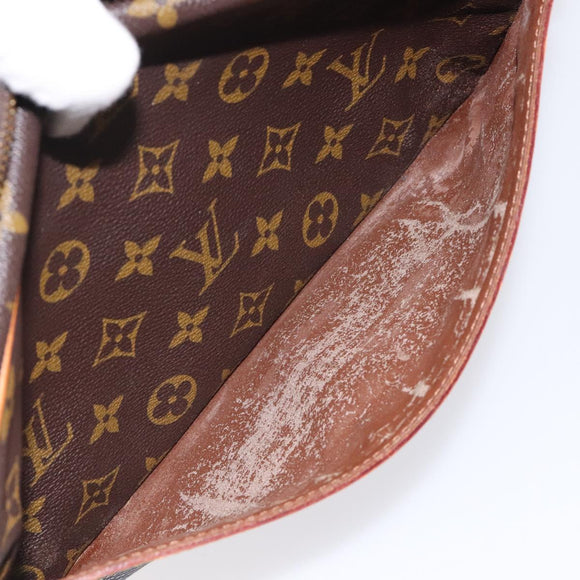 LOUIS VUITTON Monogram Compiegne 28 Clutch Bag M51845 LV Auth am8257