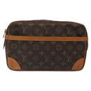 LOUIS VUITTON Monogram Compiegne 28 Clutch Bag M51845 LV Auth am8257-13