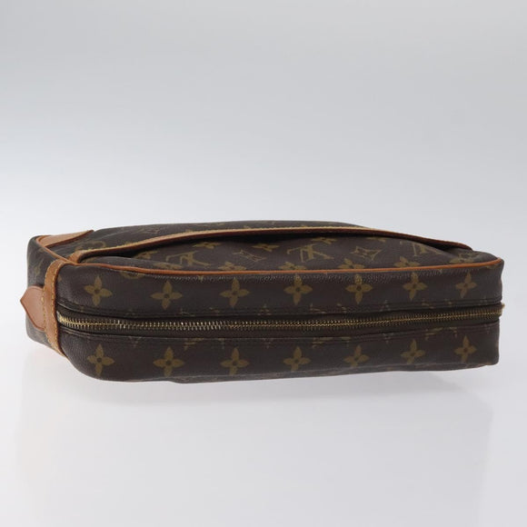 LOUIS VUITTON Monogram Compiegne 28 Clutch Bag M51845 LV Auth am8257