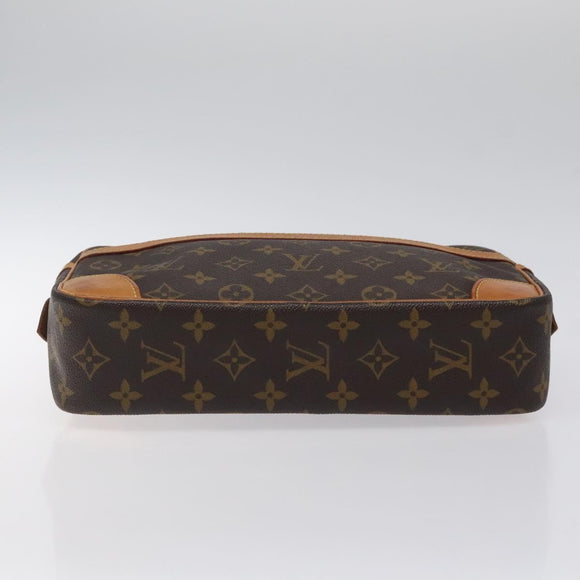 LOUIS VUITTON Monogram Compiegne 28 Clutch Bag M51845 LV Auth am8257