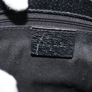 GUCCI GG Canvas Waist bag Black Silver 131236 Auth am8259-18