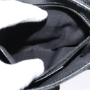 GUCCI GG Canvas Waist bag Black Silver 131236 Auth am8259-21