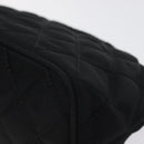 PRADA Pouch Nylon Gold Black Auth am8260-15