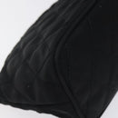 PRADA Pouch Nylon Gold Black Auth am8260-16