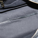 Chloe Alice Hand Bag Leather 2way White Black gold Auth am8264-10