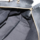 Chloe Alice Hand Bag Leather 2way White Black gold Auth am8264-18