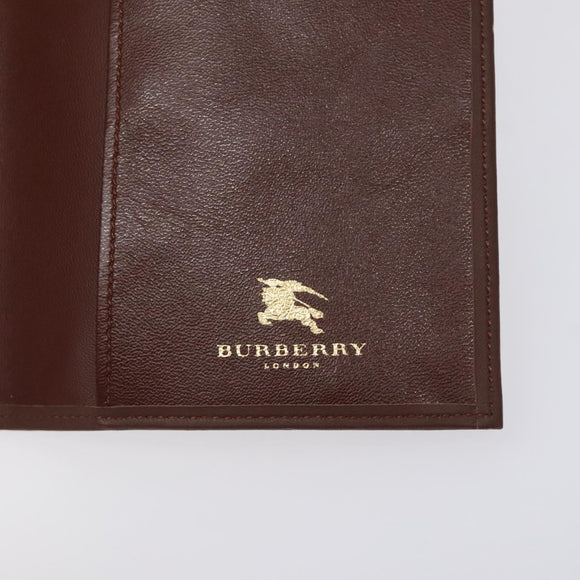 BURBERRY Nova Check Day Planner Cover Canvas Beige Auth am8273