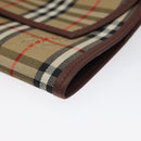 BURBERRY Nova Check Day Planner Cover Canvas Beige Auth am8273-7
