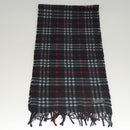 Burberrys Nova Check Scarf Cashmere Navy Auth am8280-2