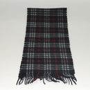 Burberrys Nova Check Scarf Cashmere Navy Auth am8280-3