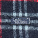 Burberrys Nova Check Scarf Cashmere Navy Auth am8280-7