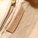 ETRO Paisley Shoulder Bag PVC Brown Gold Auth am8283-17