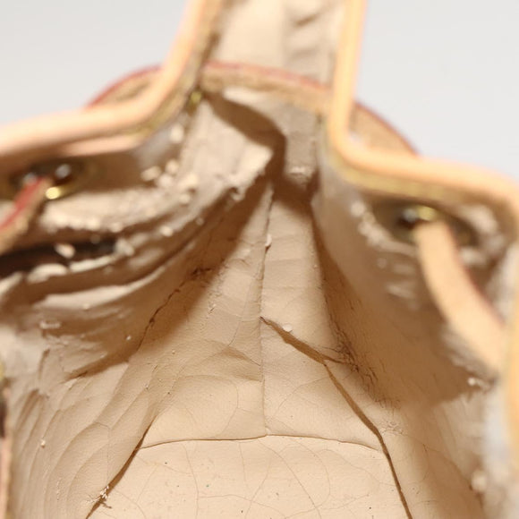 ETRO Paisley Shoulder Bag PVC Brown Gold Auth am8283