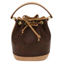 ETRO Paisley Shoulder Bag PVC Brown Gold Auth am8283-13