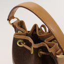 ETRO Paisley Shoulder Bag PVC Brown Gold Auth am8283-6