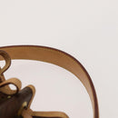 ETRO Paisley Shoulder Bag PVC Brown Gold Auth am8283-8