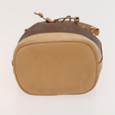 ETRO Paisley Shoulder Bag PVC Brown Gold Auth am8283-5