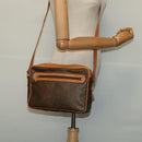 ETRO Paisley Shoulder Bag PVC Brown Gold Auth am8284-21