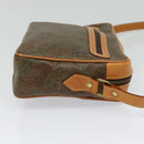 ETRO Paisley Shoulder Bag PVC Brown Gold Auth am8284-4