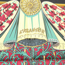 HERMES Carre 90 Scarf ""L ATLANTIDE"" Silk Black Auth am8297-14