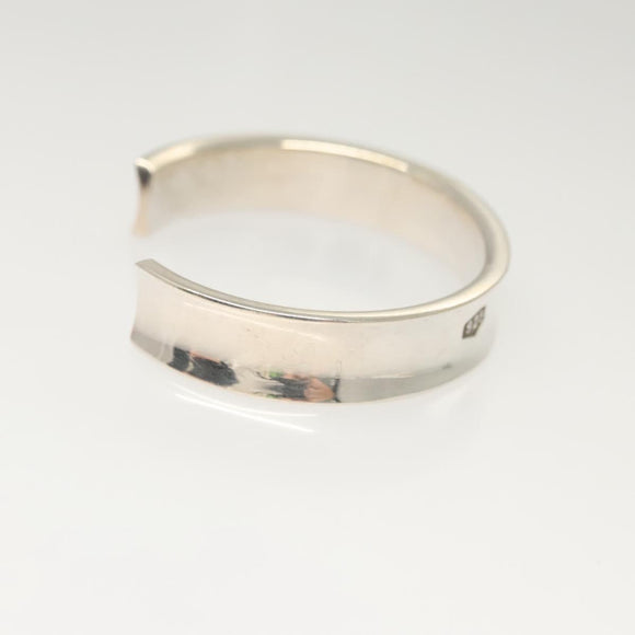 TIFFANY&Co. Wide Bangle Bracelet Ag925 Silver Auth am8307