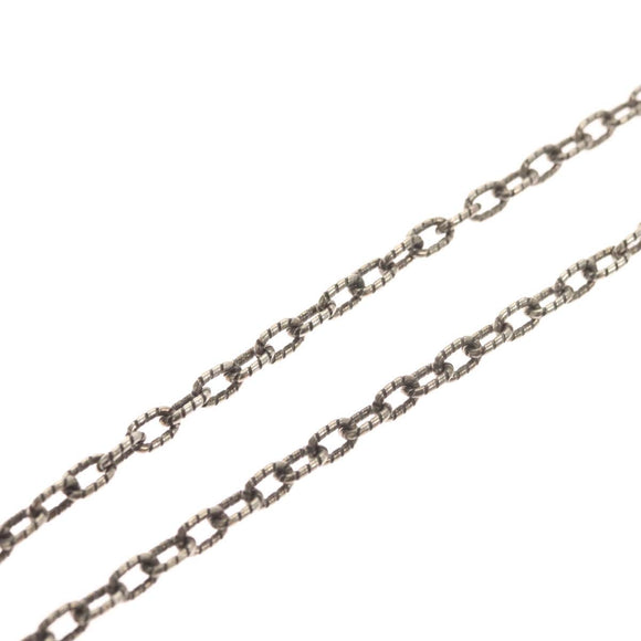 GUCCI Interlocking Necklace Ag925 Silver Auth am8310
