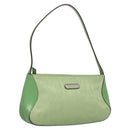 ETRO Paisley Shoulder Bag Canvas Green Silver Auth am8312-1
