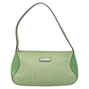 ETRO Paisley Shoulder Bag Canvas Green Silver Auth am8312-13