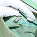 ETRO Paisley Shoulder Bag Canvas Green Silver Auth am8312-20