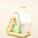 ETRO Paisley Shoulder Bag Canvas Green Silver Auth am8312-22