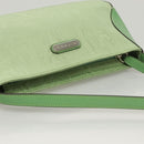 ETRO Paisley Shoulder Bag Canvas Green Silver Auth am8312-6
