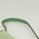 ETRO Paisley Shoulder Bag Canvas Green Silver Auth am8312-8