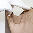 LOUIS VUITTON Monogram Trousse Demi Ronde Cosmetic Pouch M47520 LV Auth am8318-20