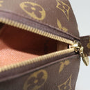 LOUIS VUITTON Monogram Trousse Demi Ronde Cosmetic Pouch M47520 LV Auth am8318-12